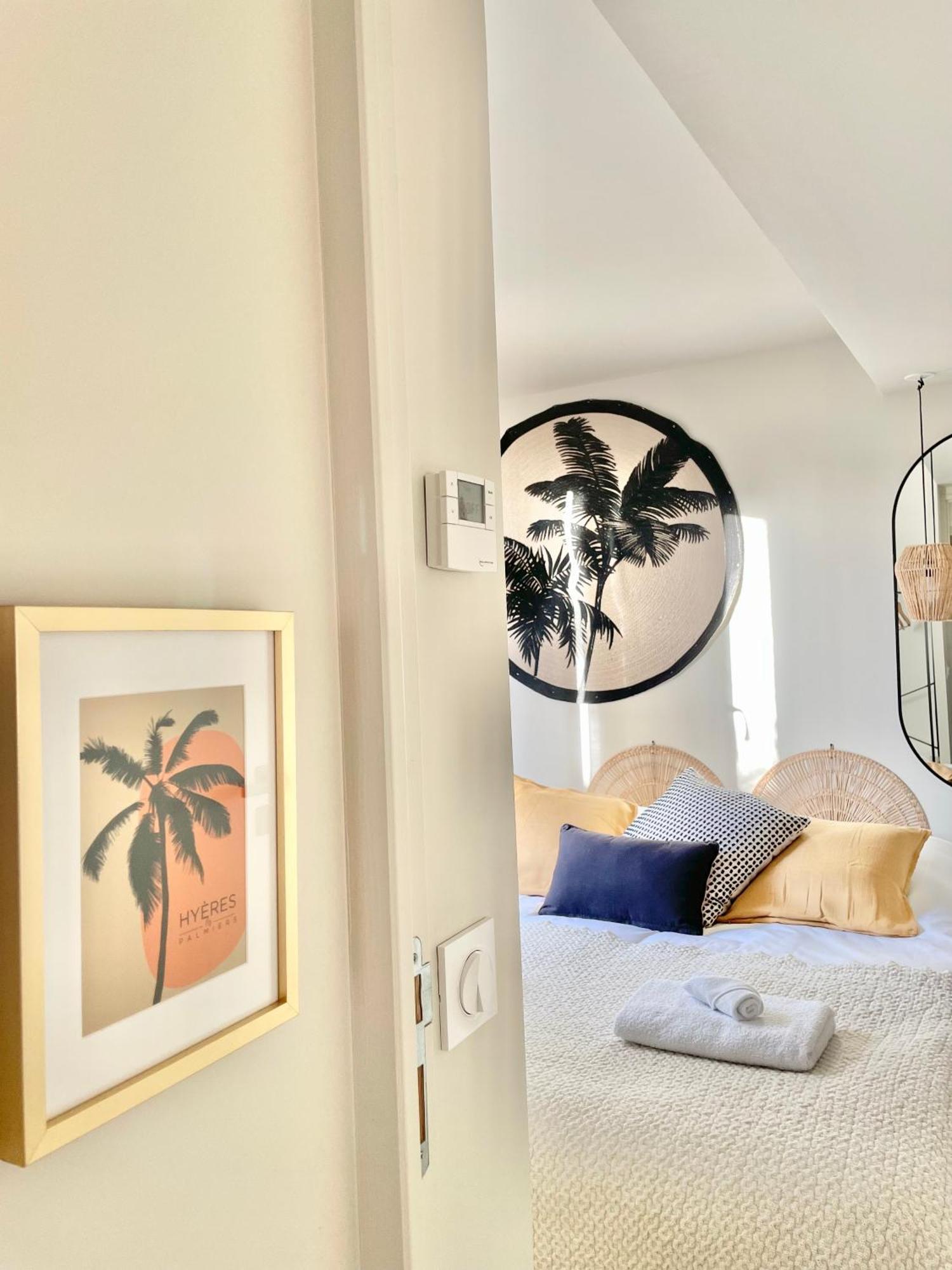 Bas De Villa - 300M Plage De La Capte - 2 Hebergements Disponibles Hyères Eksteriør bilde